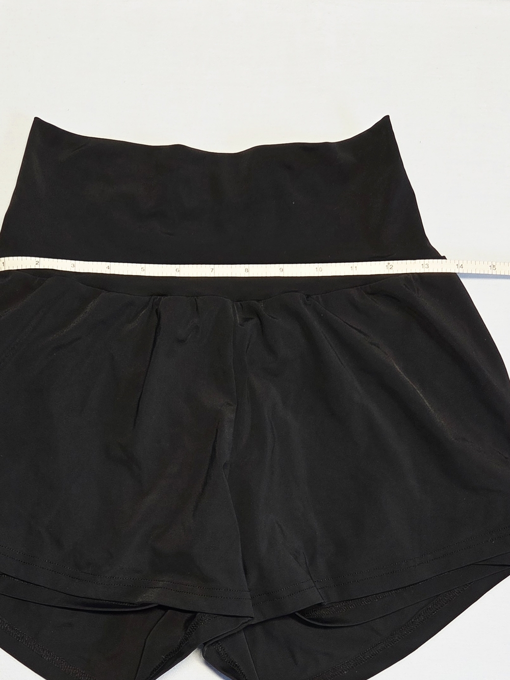 High-Waist Black Women’s Athletic Shorts
